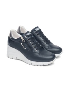 Nero Giardini sneaker in pelle con zeppa 2